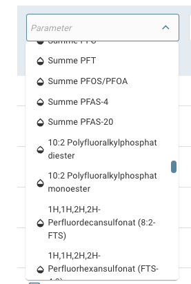 Annahmekriterium anlegen - Parameter hinzufügen
